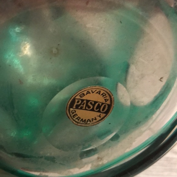 Estate find!!! Green Bubble Barvaria Germany Pasco vaseBEAUTIFUL!!!! YOUNIQUE - Picture 4 of 5